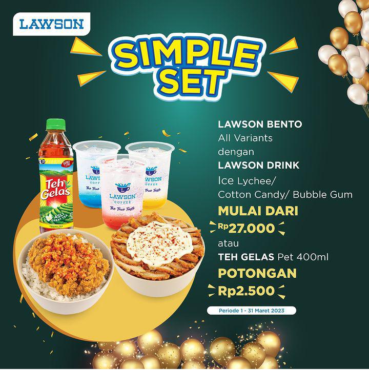 Lawson Promo Simple Set – Paket Bento / Ena Chike + Minuman Dapat Potongan Spesial image_2