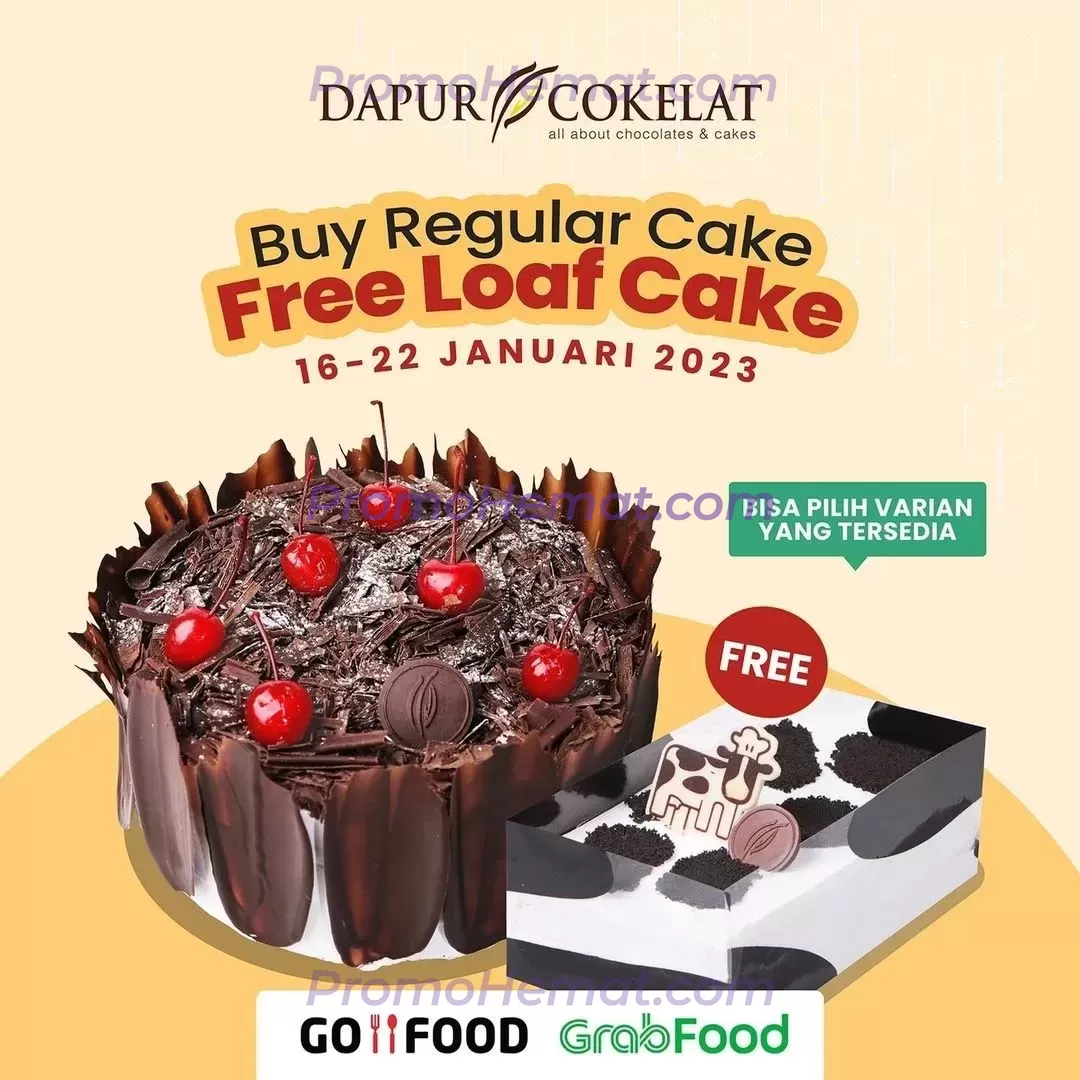 Promo Dapur Coklat Buy Reguler Cake Free Loaf Cake image_1