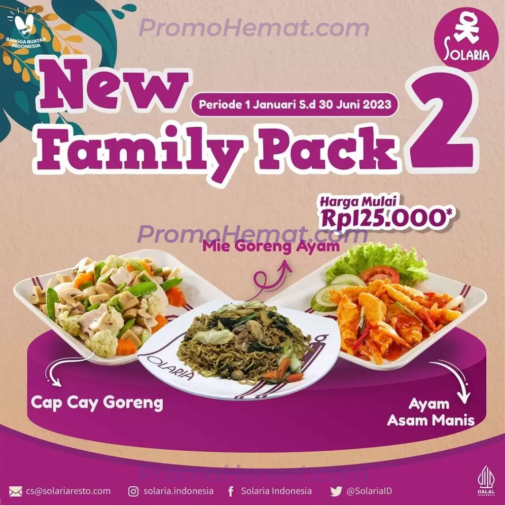 Promo Solaria Bundling Family Pack Untuk Pemesanan Via Gofood / Grabfood / Shopeefood image_4